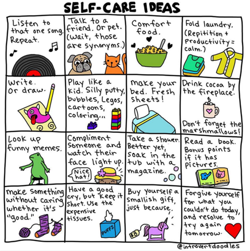 self-care ideas 